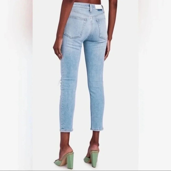 RE DONE 90s High-Rise Ankle Crop Jeans size 29 B937 - Picture 6 of 7